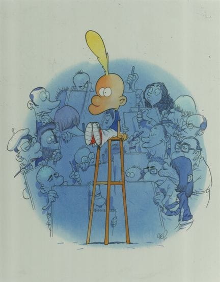 ZEP, nacido en 1967.
Titeuf, dibujo de Charlie Heb