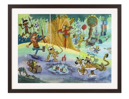 BATEM, nacido en 1960. 
Marsupilami. 
Ilustración 