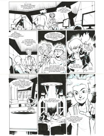 SENTENAC nació en 1975. 
Spirou y Fantasio. 
El tr