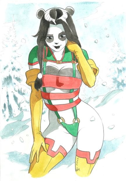 CUCCA, nacido en 1977.
Pandamonia. 
Ilustración de