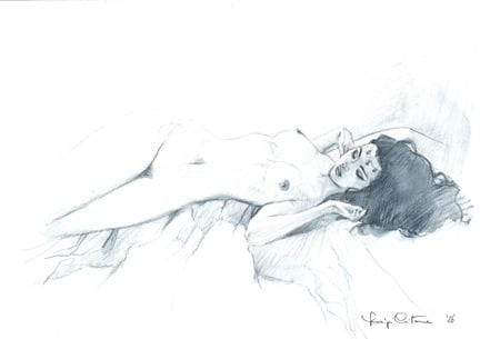 CRITONE, nacido en 1971. 
El Escorpión. 
Dibujo or
