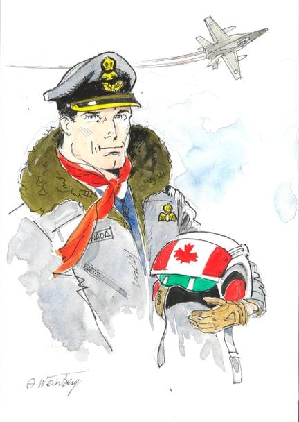 ALBERT WEINBERG (1922-2011). 
Dan Cooper. 
Dibujo 