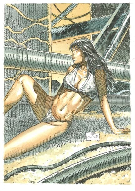 EON. 
Druuna. 
Dibujo erótico «entorno industrial»