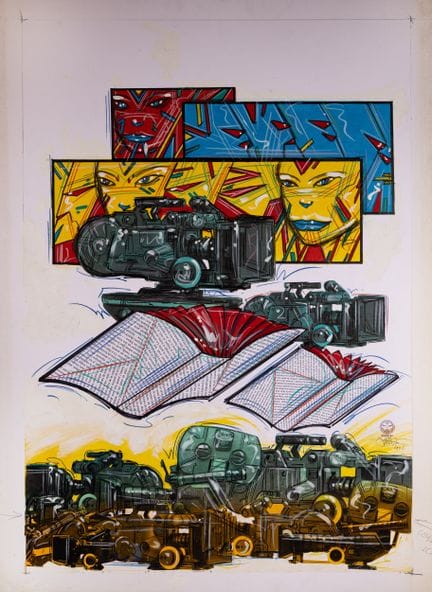 DRUILLET nacido en 1944. 
Cartel del festival de A