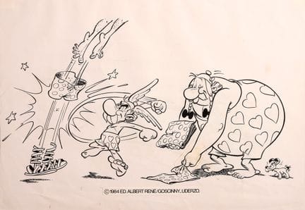 UDERZO (1927-2020) y su estudio. 
Una de nuestras 