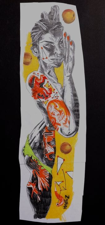 MARTOZ, nacido en 1990. 
Girl Trastevere. 
Obra or