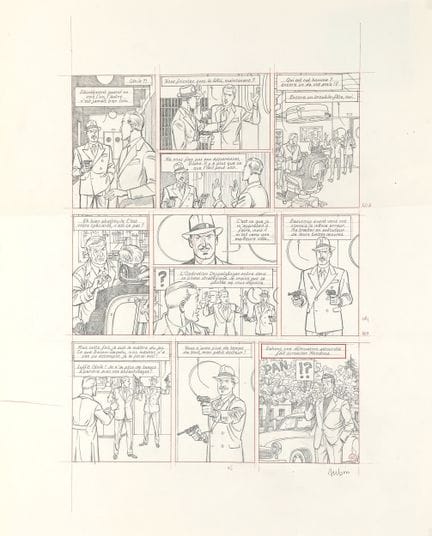 AUBIN, nacido en 1967. 
Blake y Mortimer. 
Díptico