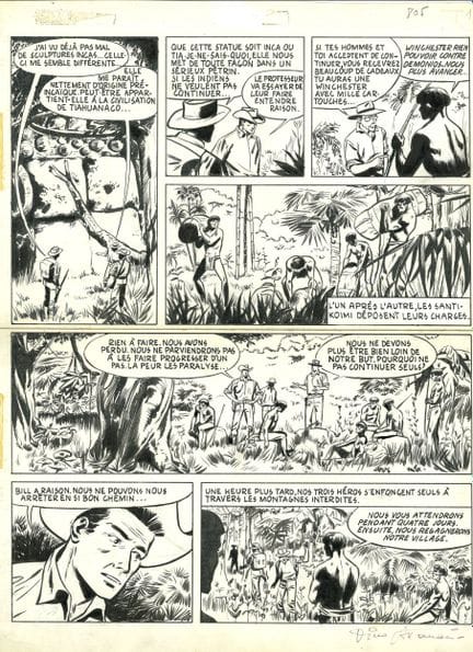 ATTANASIO (1925-2026). 
Bob Morane. 
Lámina n.º 19