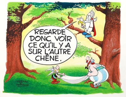 UDERZO (1927-2020). 
«El otro roble». 
«Colección 