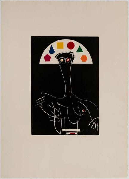 MANOLO VALDÉS (Valence, 1942).

"La reine Mariana 