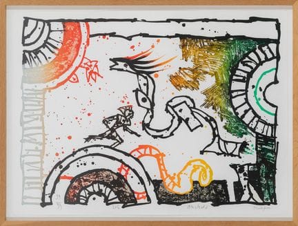 PIERRE ALECHINSKY (Bruxelles, 1927). 

“Prologo”, 