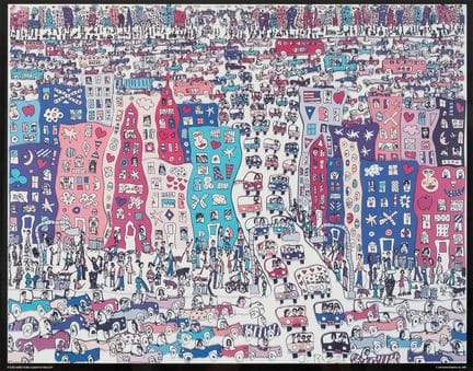 詹姆斯-里奇（JAMES RIZZI）（纽约，1950-2011 年）。

"在城市里做圣人真难》，