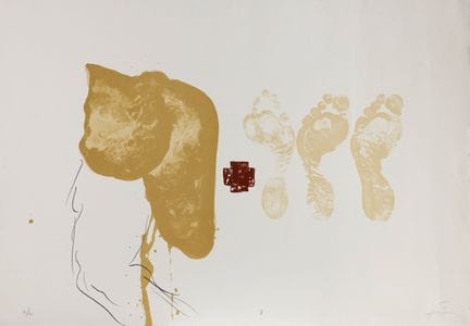 ANTONI TÀPIES (Barcellona, 1923–2012).

Senza tito