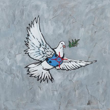 TERÁN (Cile, 1974). 

“Omaggio a Banksy”. Serie “O