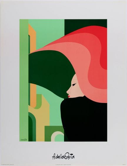 阿姆莱托·达拉·科斯塔（米兰，1929–2024）。

《拱门广场》，1980–1990年。

丝网