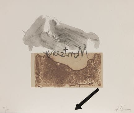 ANTONI TÀPIES (Barcellona, 1923–2012).

“Variazion