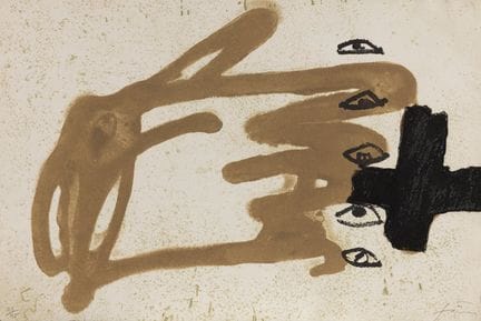ANTONI TÀPIES (Barcellona, 1923–2012).

“Ulls”, 19