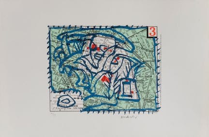 PIERRE ALECHINSKY (Belgique, 1927).

"Troisième ar