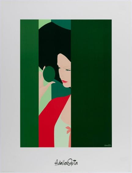 阿姆莱托·达拉·科斯塔（米兰，1929–2024）。

《内衣》，1980–1990年。

丝网印刷