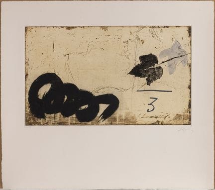 ANTONI TÀPIES (Barcellona, 1923–2012).

“Fulla i t