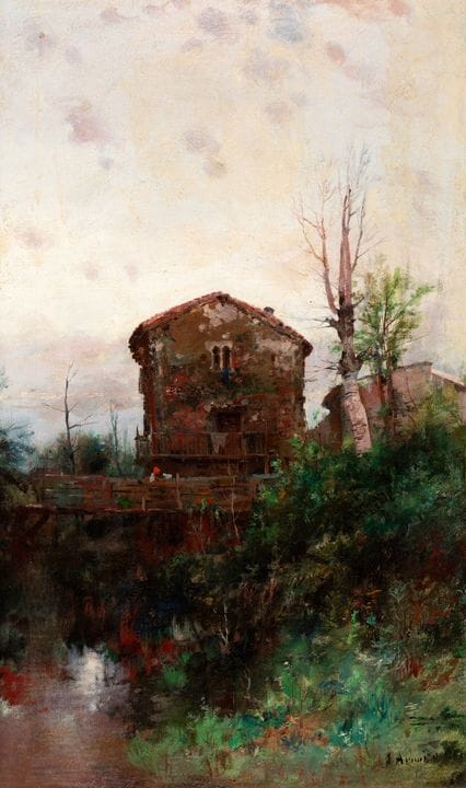 JOSEP ARMET PORTANELL (Barcelona, 1843 - 1911).

"