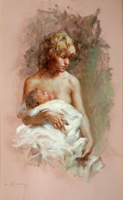 JOSÉ ROYO (Valencia, 1945).

«Maternidad».

Técnic