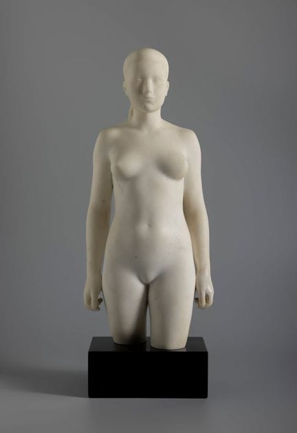 Catalan School, ca. 1900.

“Female Nude.” 

Marble