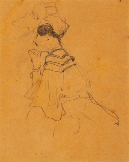 哈维尔·戈塞（阿尔卡拉-德-埃纳雷斯，1876年—莱里达，1915年）。

《现代主义女士》。

纸