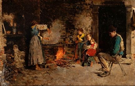 RAFFAELE TAFURI (Italy, 1857 - 1929).

"Interior s