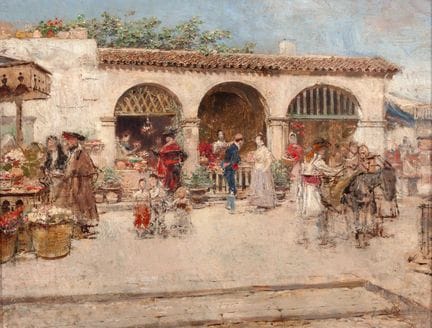 JOSÉ BENLLIURE GIL (Valencia, 1855 - 1937).

"Pati