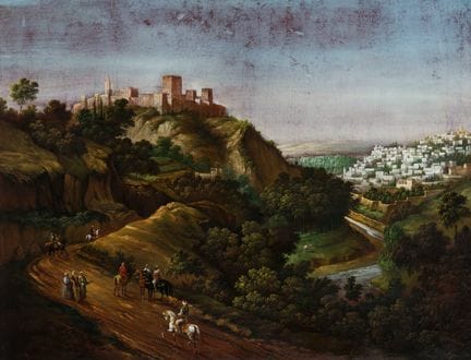 ANTONIO RIVAS (1845-1911).

«La Alhambra, Granada»