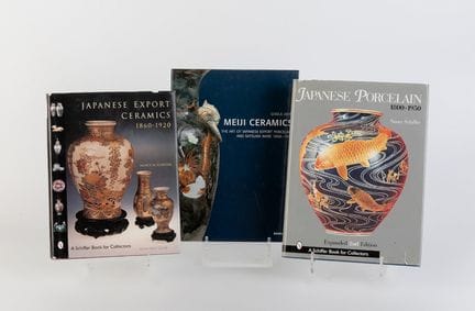 Colección de 3 libros sobre cerámica japonesa:

"C