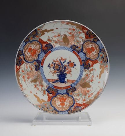 Large plate; Japan, Meiji period, c. 1890. 

Hand-