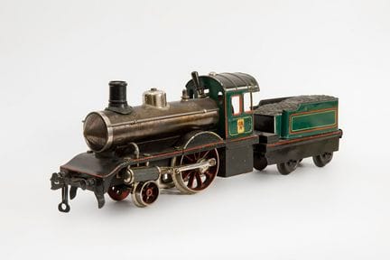 Electric locomotive and coal car: GEBRÜDER BING, G