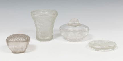 Set of five pieces; France, twentieth century. 

G