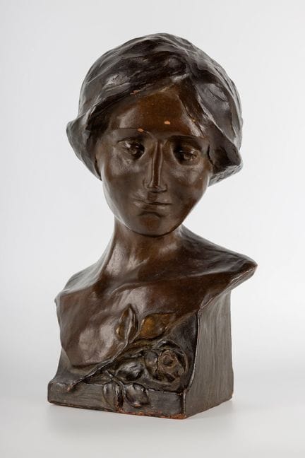 ROBERT VAN DE VELDE (1895-1978).

"Büste einer jun