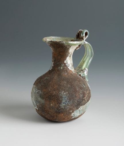 Perfumery jar with handle. Rome, 1st century AD.

