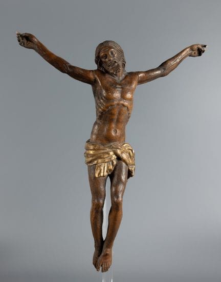 19th-century Spanish school. 

“Christ on the Cros