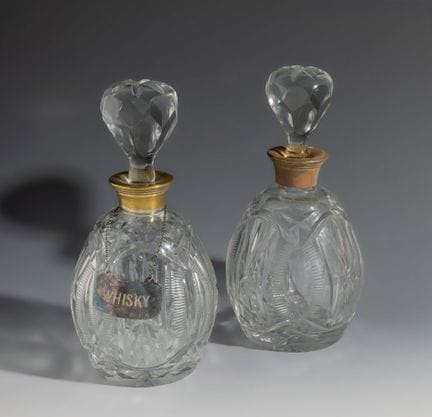 Two liquor bottles, second half of the twentieth c
