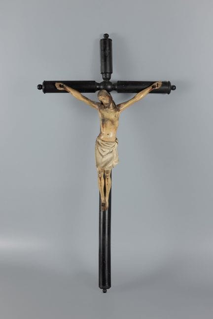 19th-century Spanish school. 

"Christ on the Cros