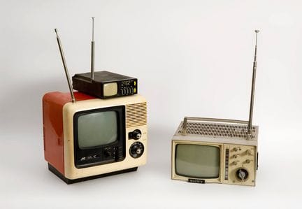 Set of three televisions; second half of the 20th 
