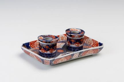 Imari inkwell. Japan, first third of the twentieth