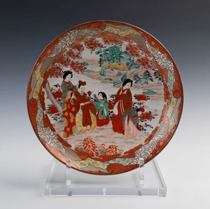 Large plate; Japan, Meiji period, c. 1900. 

Hand-