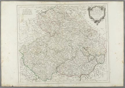 «BOHEMIA», mapa perteneciente al «Atlas Universel,