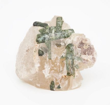 Tourmaline in silica stone.

Measurements: 7 x 10 