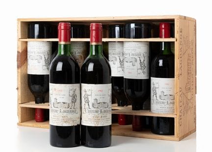 12 bottles of Château Lagrange 1982 Grand Cru, Sai