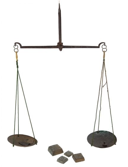 Arabic metal scale, XVIII century.

Measurements: 