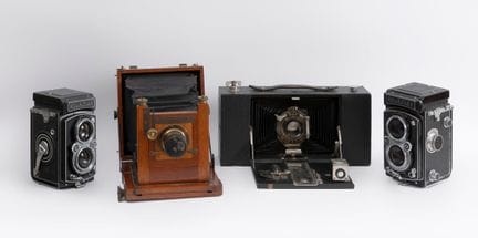 Set of four cameras; 19th–20th centuries.

Various