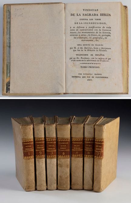 ABATE DU-CLOT

"Vindicias de la Sagrada Biblia".

