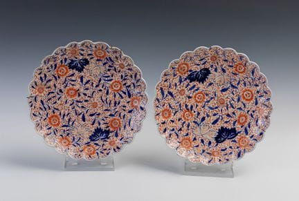 Pair of dishes; Japan, Taisho period, c. 1920. 

H
